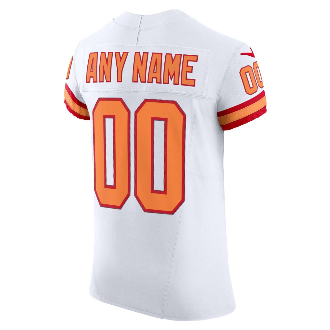 Tampa Bay Buccaneers Nike White Vapor FUSE Custom Elite Jersey