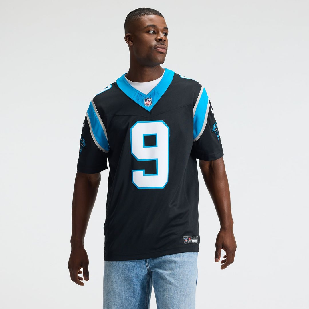 Carolina Panthers Bryce Young Nike Blue Alternate Vapor FUSE Stitched Limited Jersey