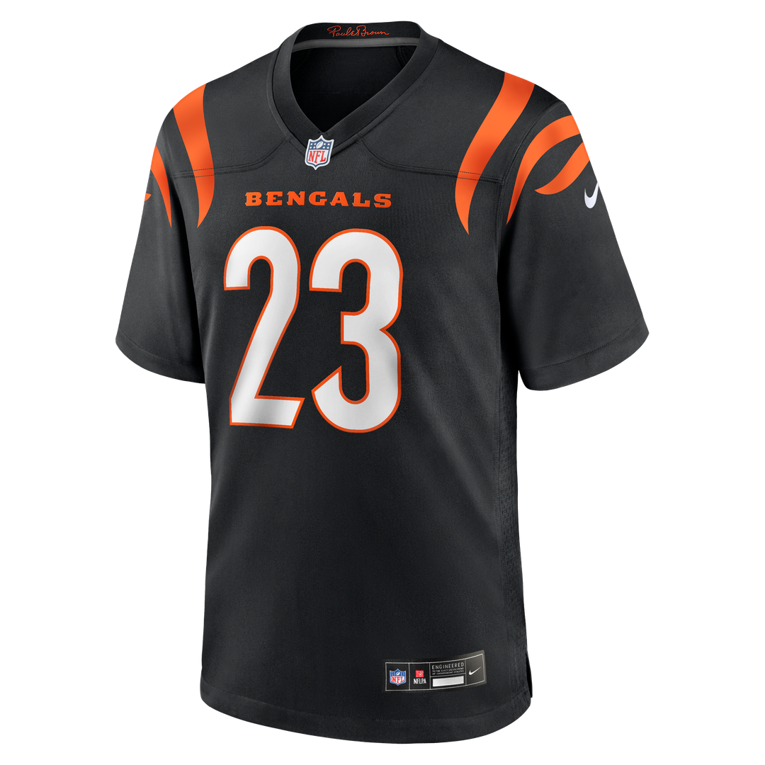Cincinnati Bengals Daxton Hill Nike Black Game Jersey