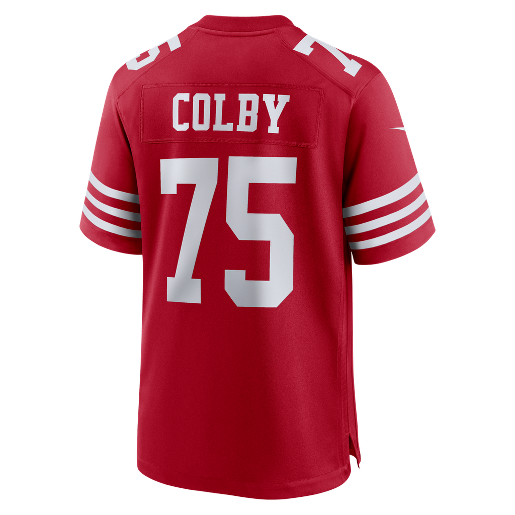 San Francisco 49ers Connor Colby Nike Scarlet Game Jersey