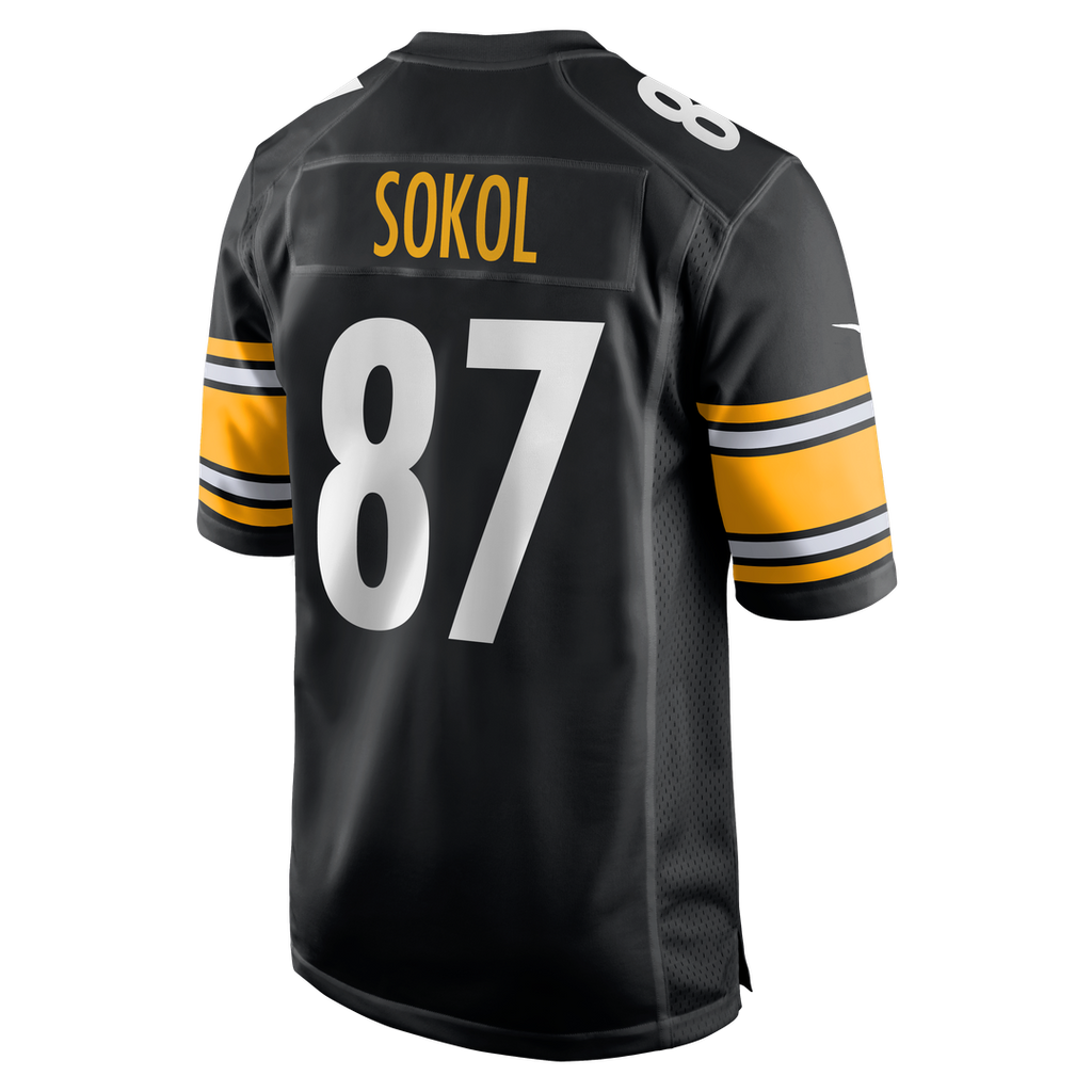 Pittsburgh Steelers Matt Sokol Nike Black Game Jersey