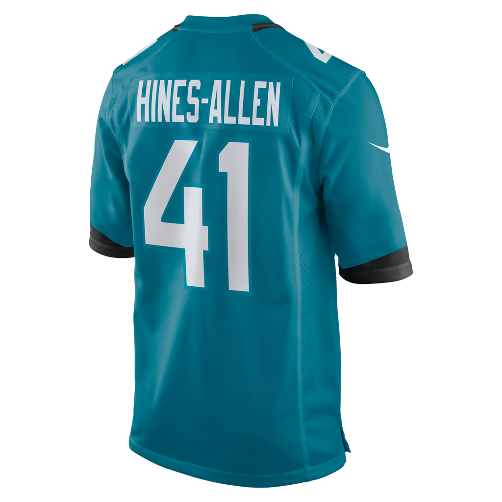 Jacksonville Jaguars Josh Hines - Allen Nike Teal Game Jersey