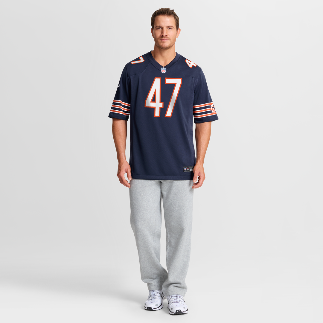 Chicago Bears Ruben Hyppolite II Nike Navy Game Jersey