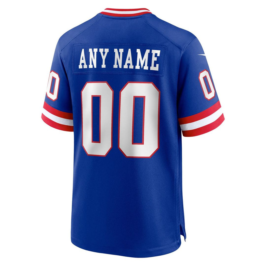 New York Giants Nike Royal Classic Custom Jersey