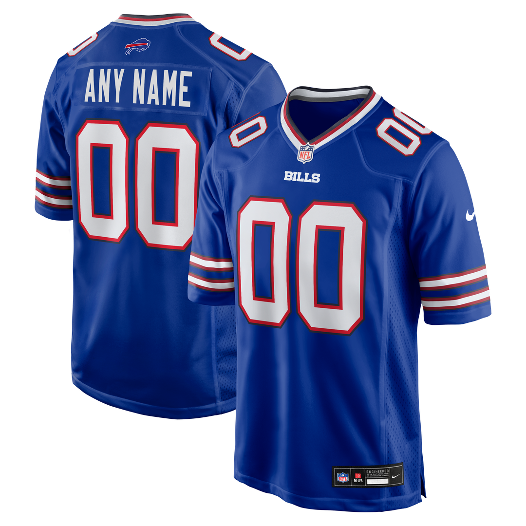 Buffalo Bills Nike Royal Custom Jersey