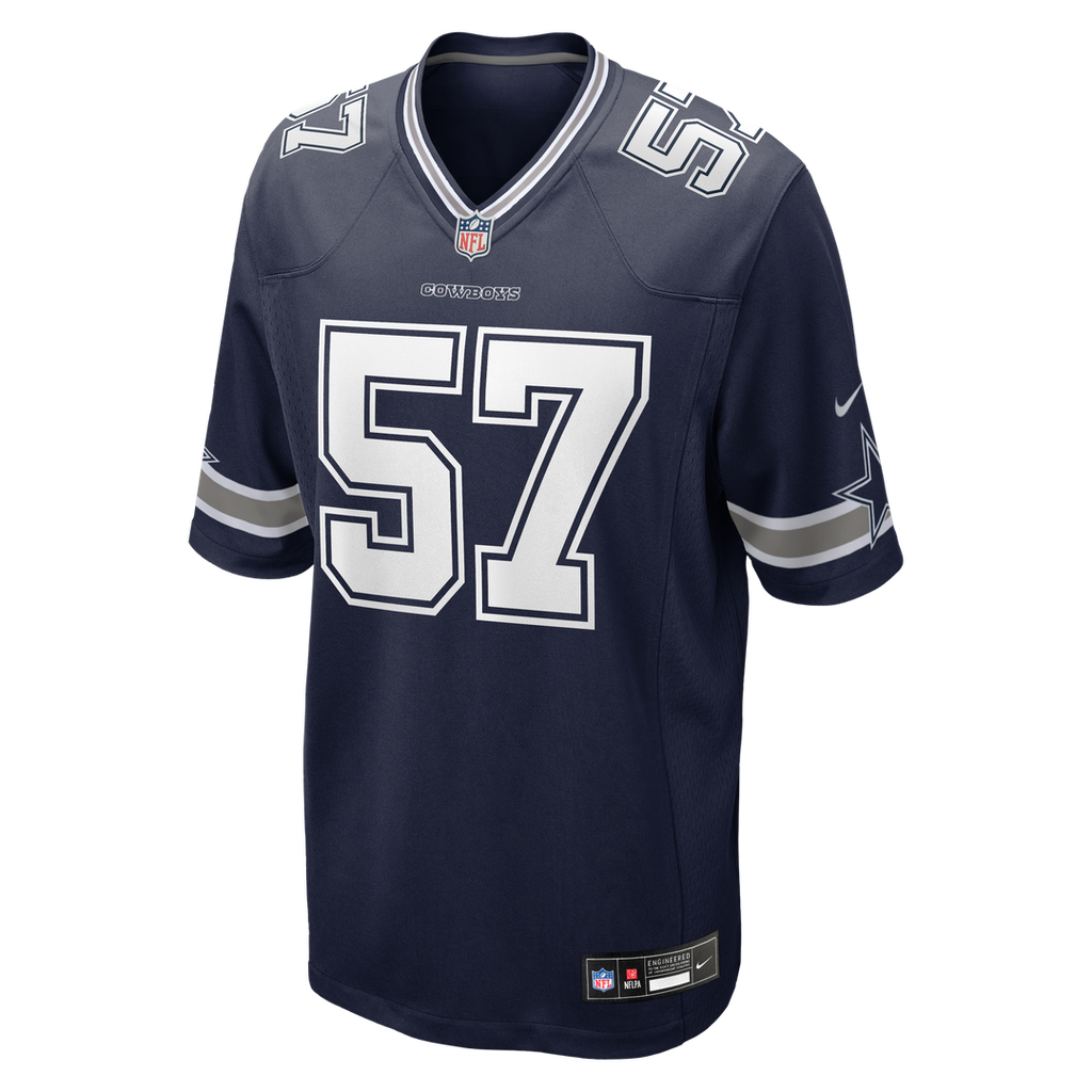 Dallas Cowboys Malachi Lawrence Nike Navy Game Jersey