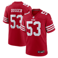 San Francisco 49ers Jaden Dugger III Nike Scarlet Game Jersey