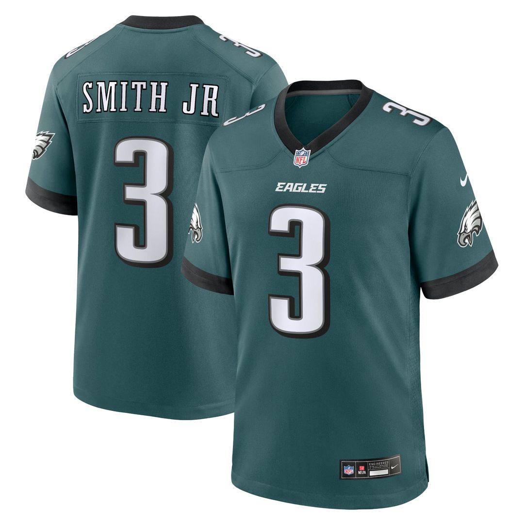 Philadelphia Eagles Nolan Smith Nike Midnight Green Game Jersey