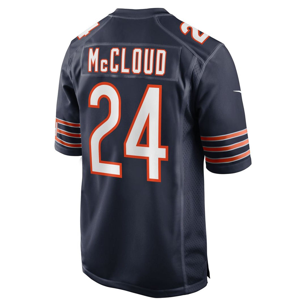 Chicago Bears Nick McCloud Nike Navy Game Jersey