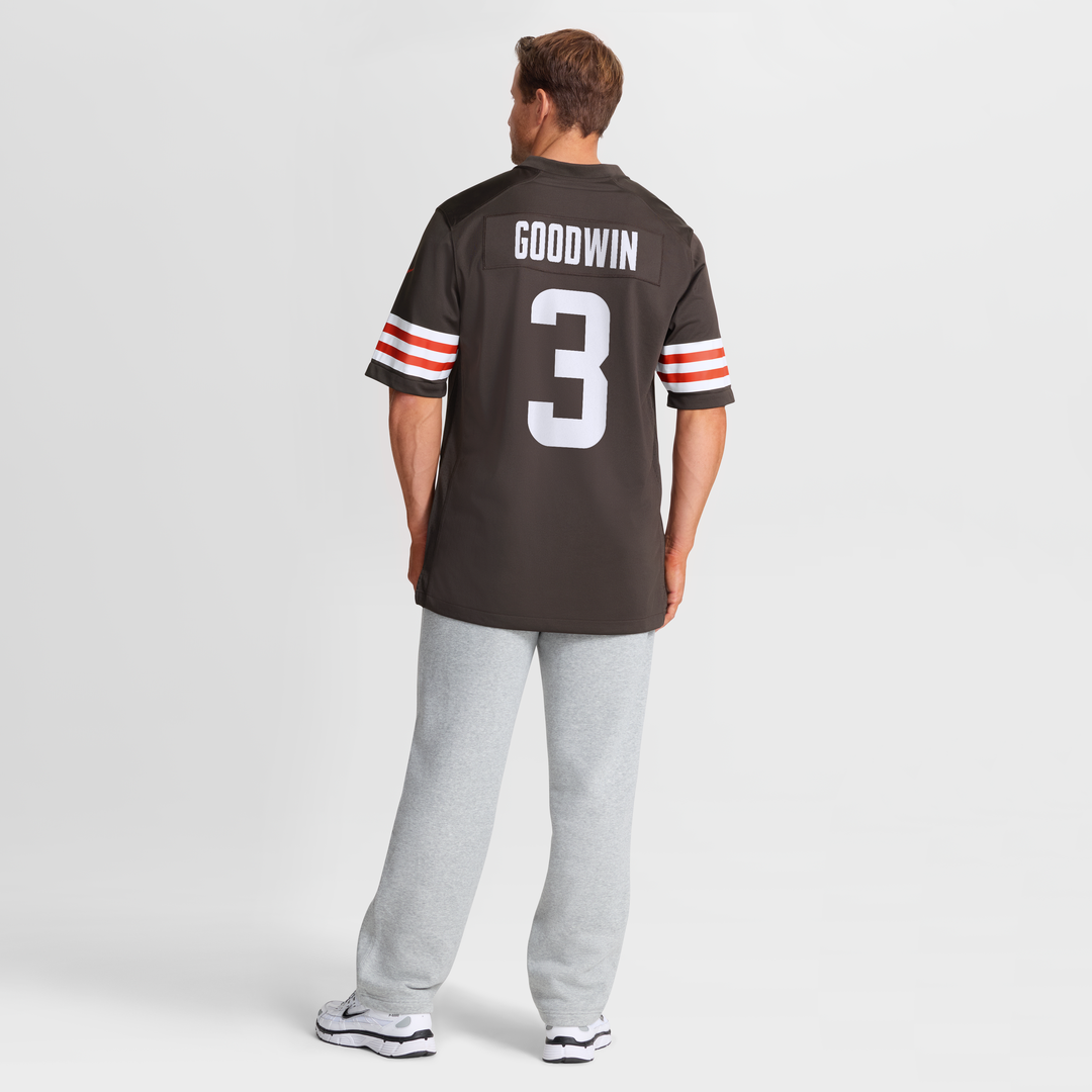 Cleveland Browns Marquise Goodwin Nike Brown Game Jersey