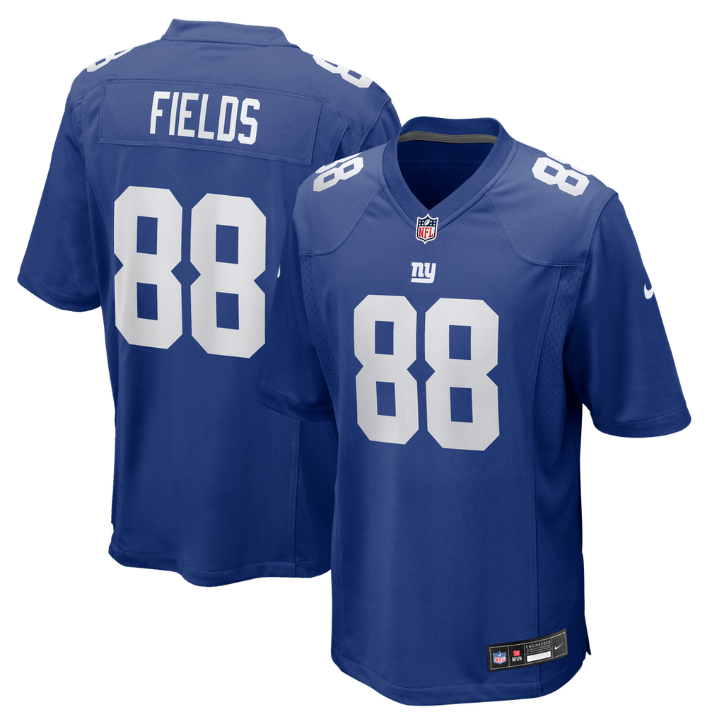 New York Giants Malachi Fields Nike Royal Game Jersey