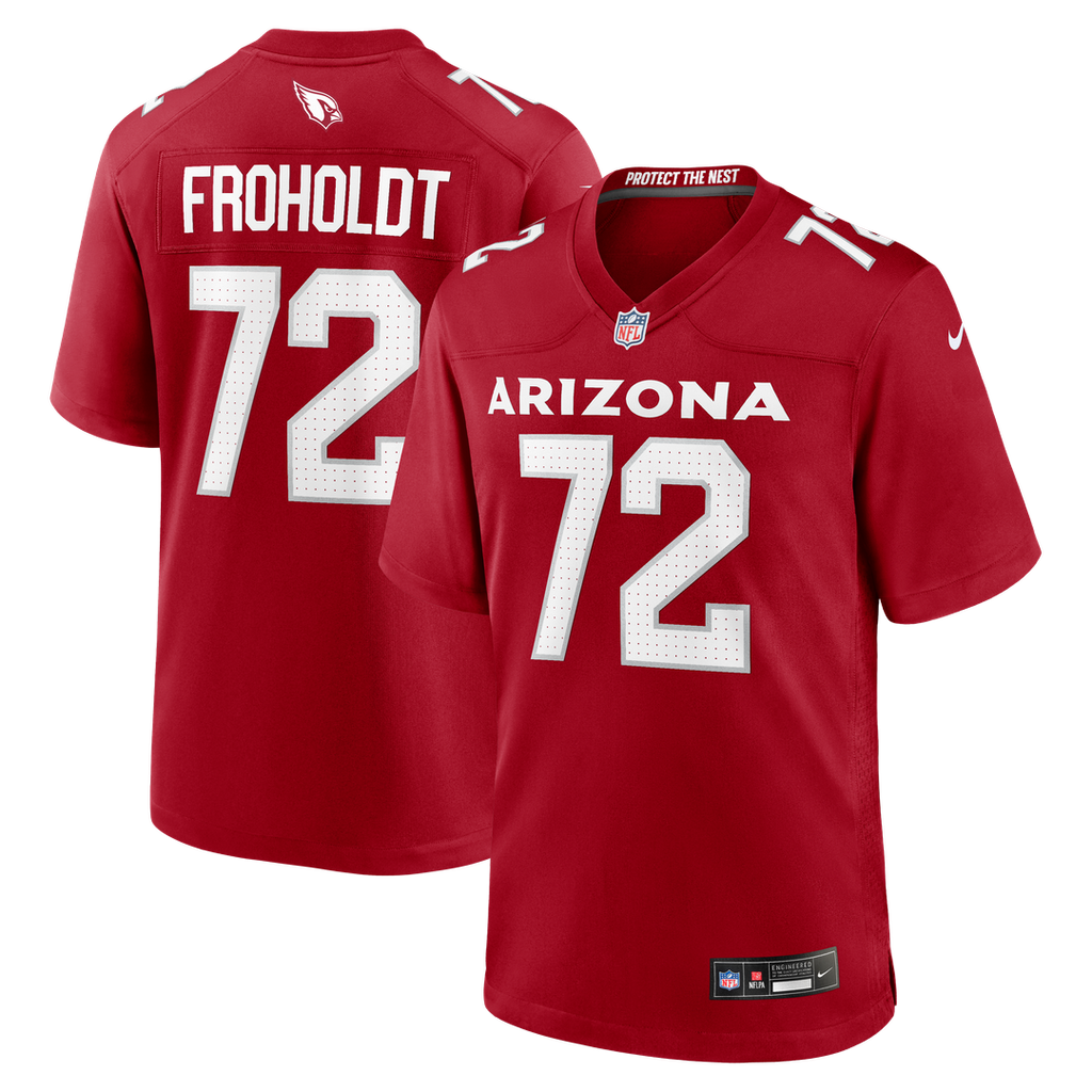 Arizona Cardinals Hjalte Froholdt Nike Cardinal Game Jersey