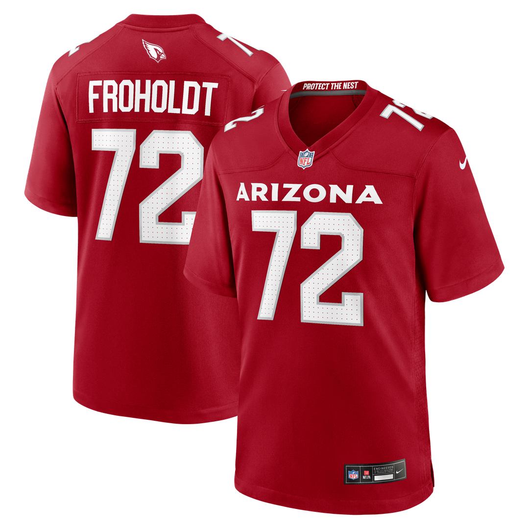 Arizona Cardinals Hjalte Froholdt Nike Cardinal Game Jersey