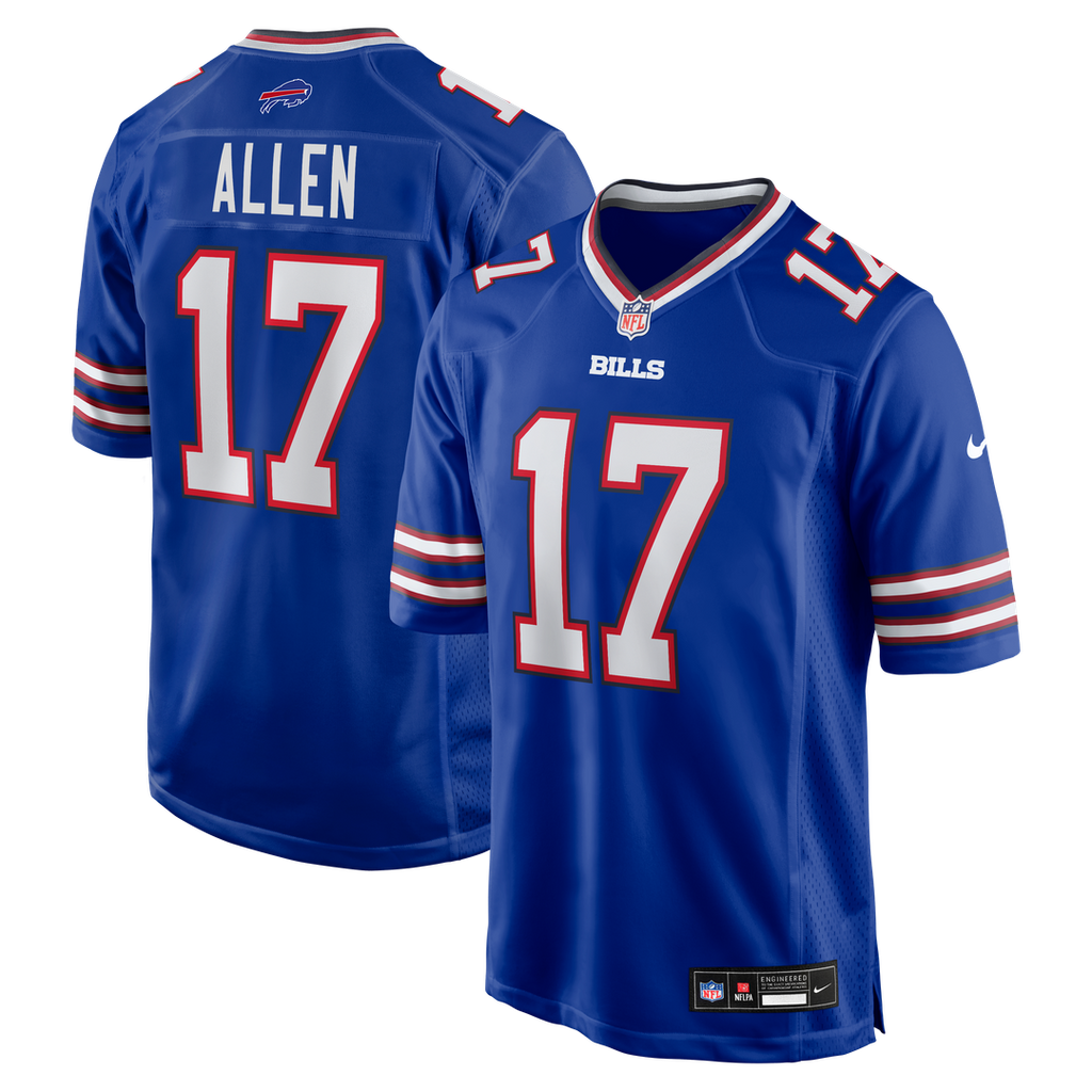 Buffalo Bills Josh Allen Nike Royal Team Game Jersey