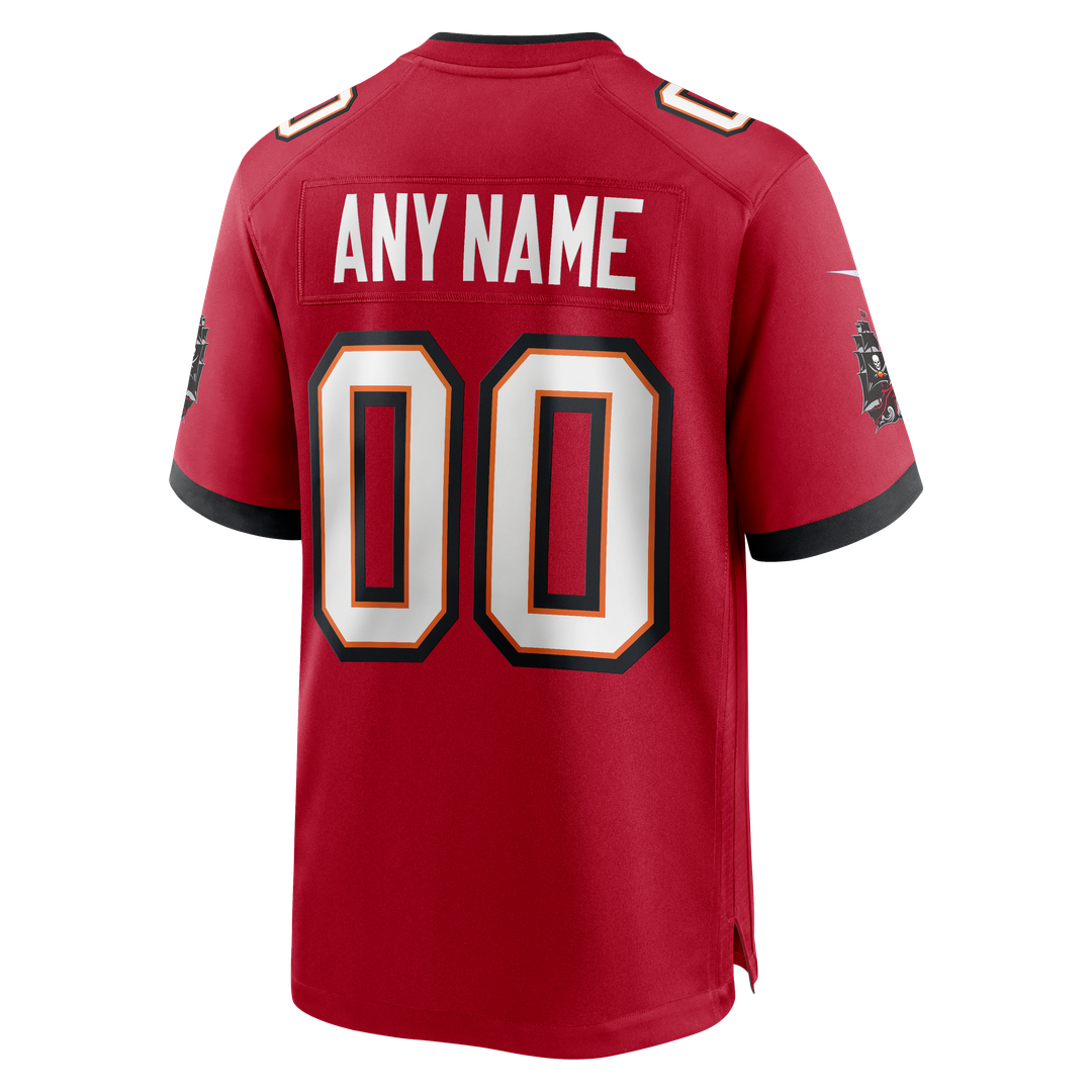 Nike Red Tampa Bay Buccaneers Team Custom Jersey