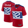 New York Giants Michael Strahan Nike Century Red Alternate Retired Game Jersey