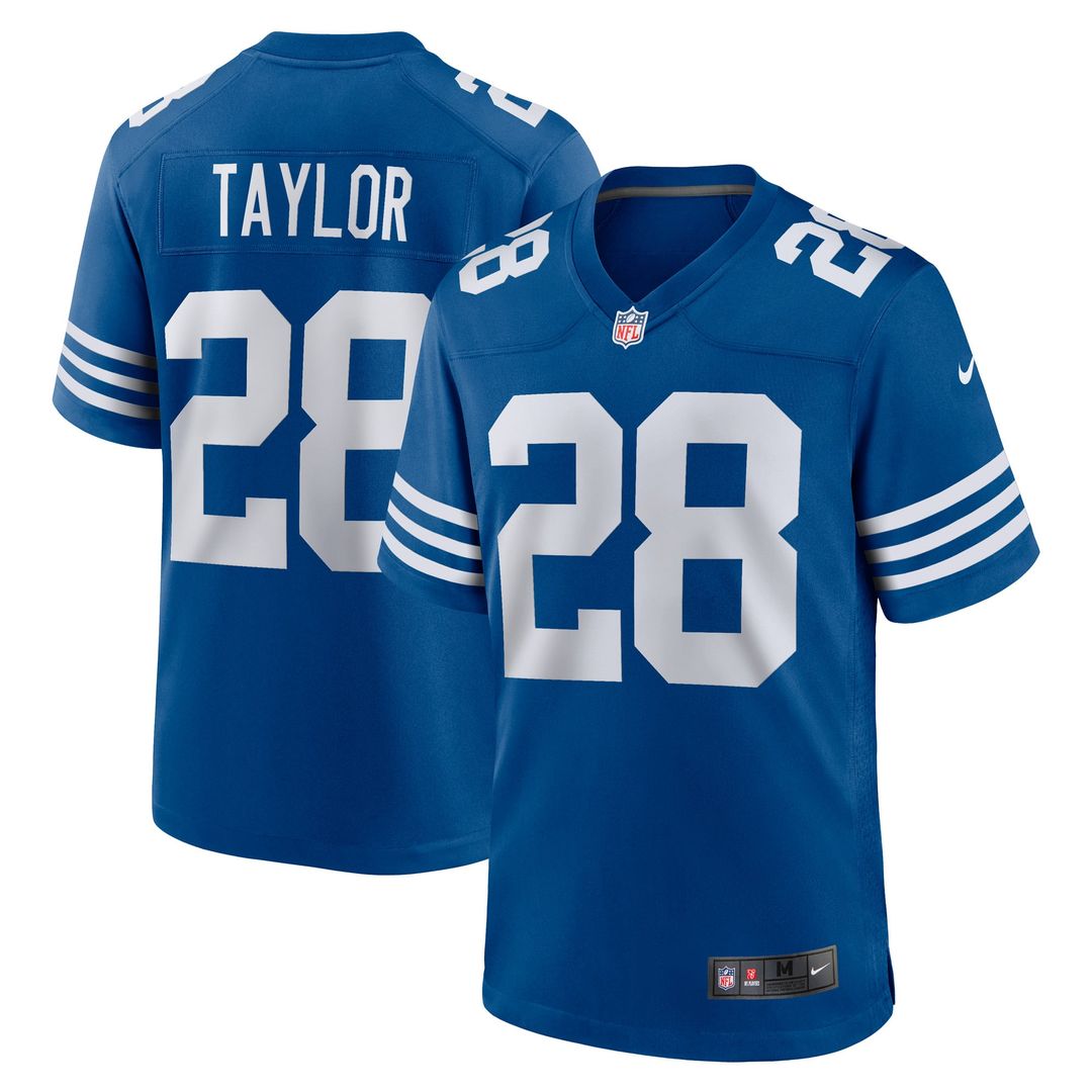 Indianapolis Colts Jonathan Taylor Nike Royal Game Jersey