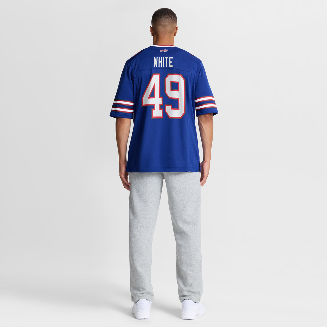 Buffalo Bills DaShaun White Nike Royal Game Jersey