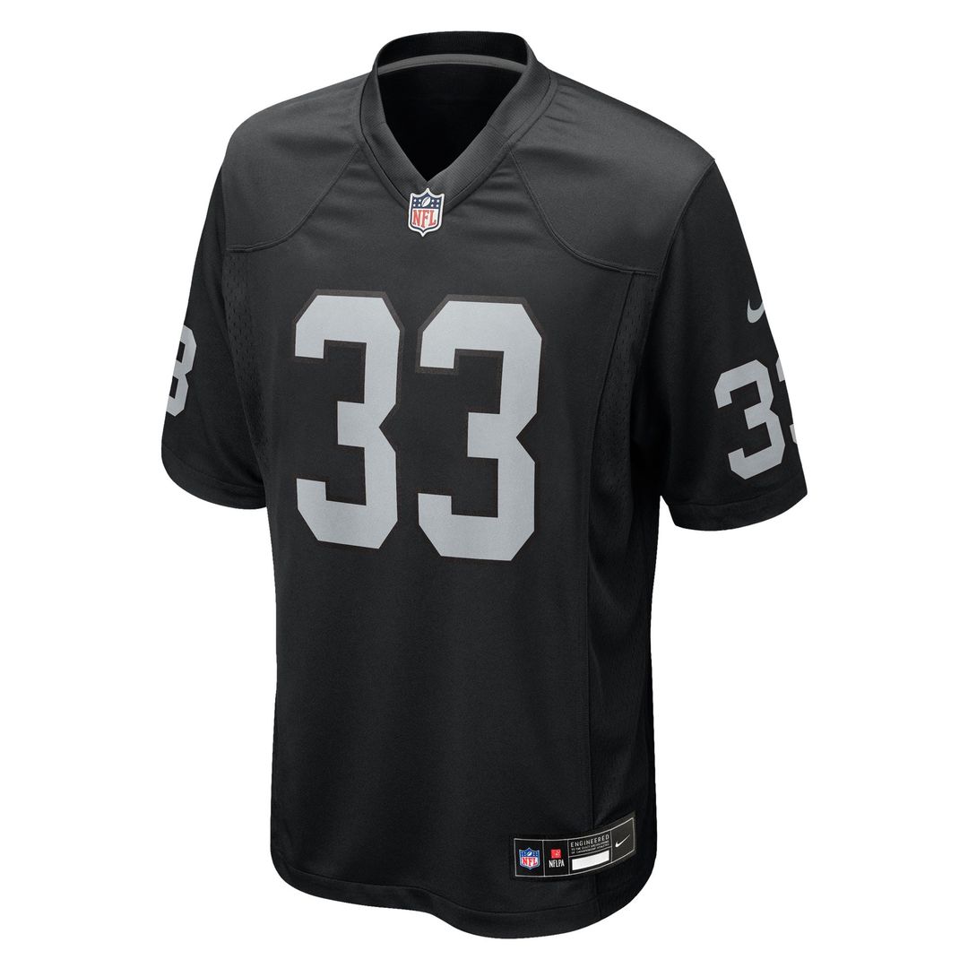 Las Vegas Raiders Jamal Adams Nike Black Game Jersey