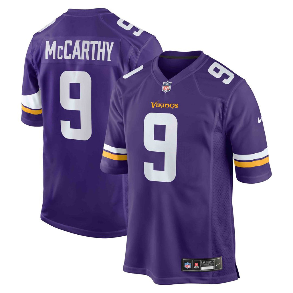 Minnesota Vikings J.J. McCarthy Nike Purple Game Jersey