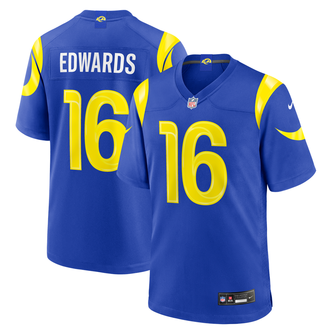 Los Angeles Rams Tru Edwards Nike Royal Game Jersey