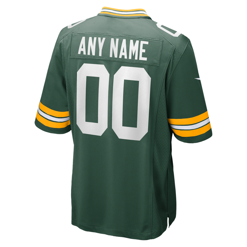 Green Bay Packers Nike Green Custom Jersey