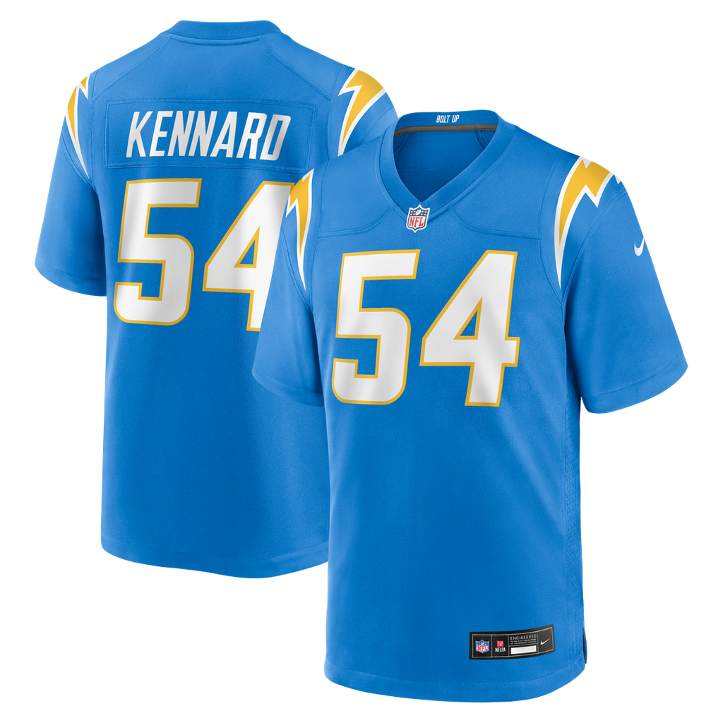 Los Angeles Chargers Kyle Kennard Nike Powder Blue Game Jersey
