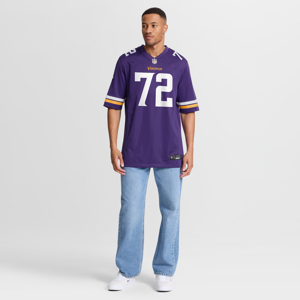 Minnesota Vikings Ryan Van Demark Nike Purple Game Jersey