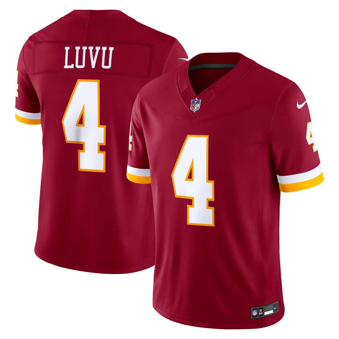 Washington Commanders Frankie Luvu Nike White Vapor FUSE Stitched Limited Jersey
