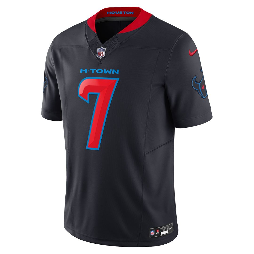 Houston Texans C.J. Stroud Nike Navy 2nd Alternate Vapor FUSE Limited Jersey