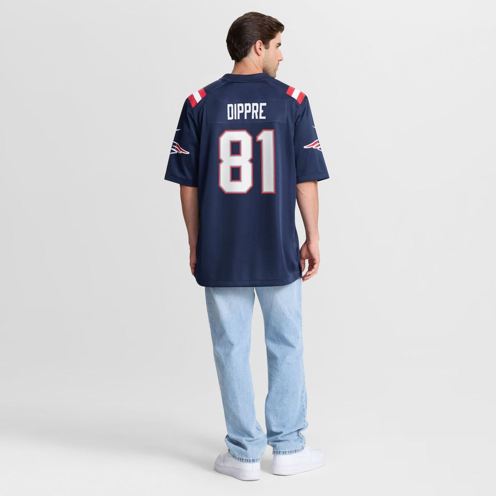 New England Patriots CJ Dippre Nike Navy Game Jersey