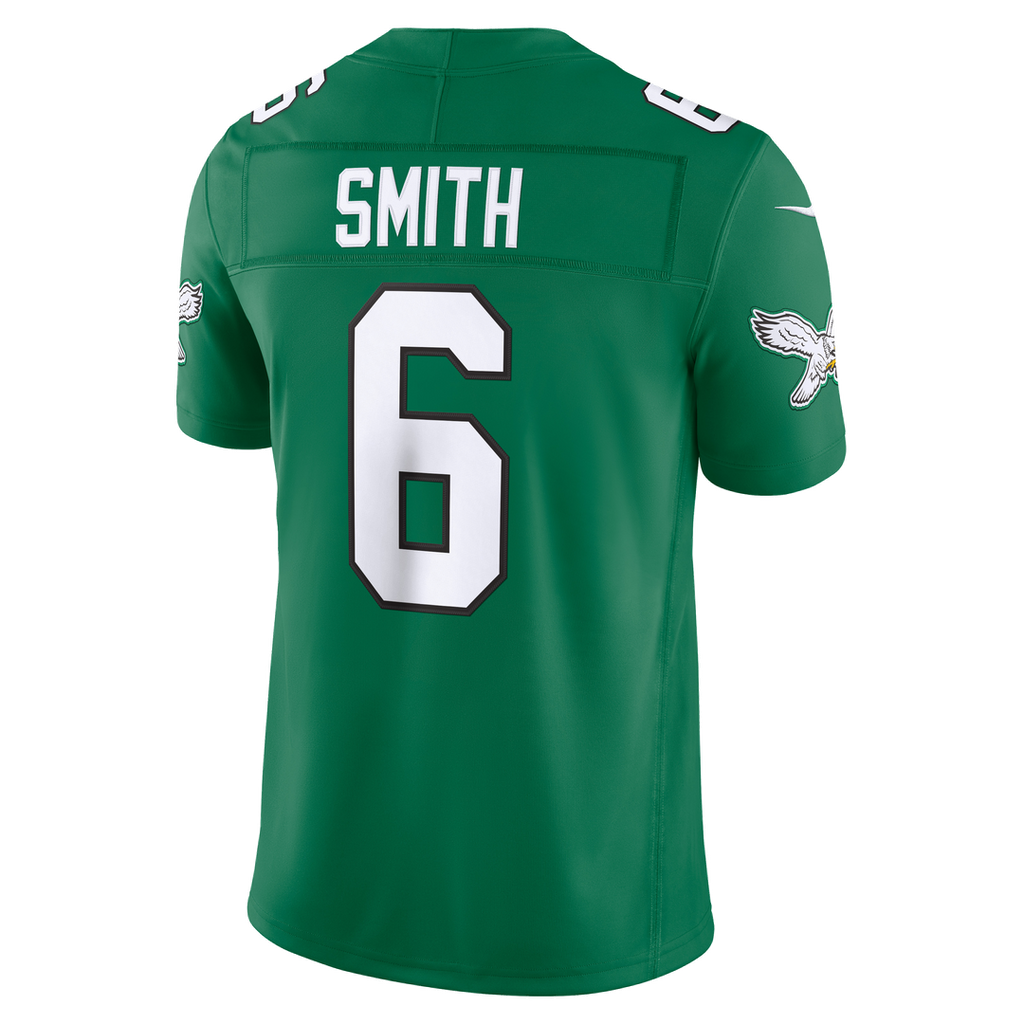 Philadelphia Eagles DeVonta Smith Nike Kelly Green Alternate Vapor FUSE Stitched Limited Jersey