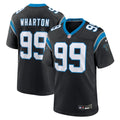 Carolina Panthers Tershawn Wharton Nike Black Game Jersey