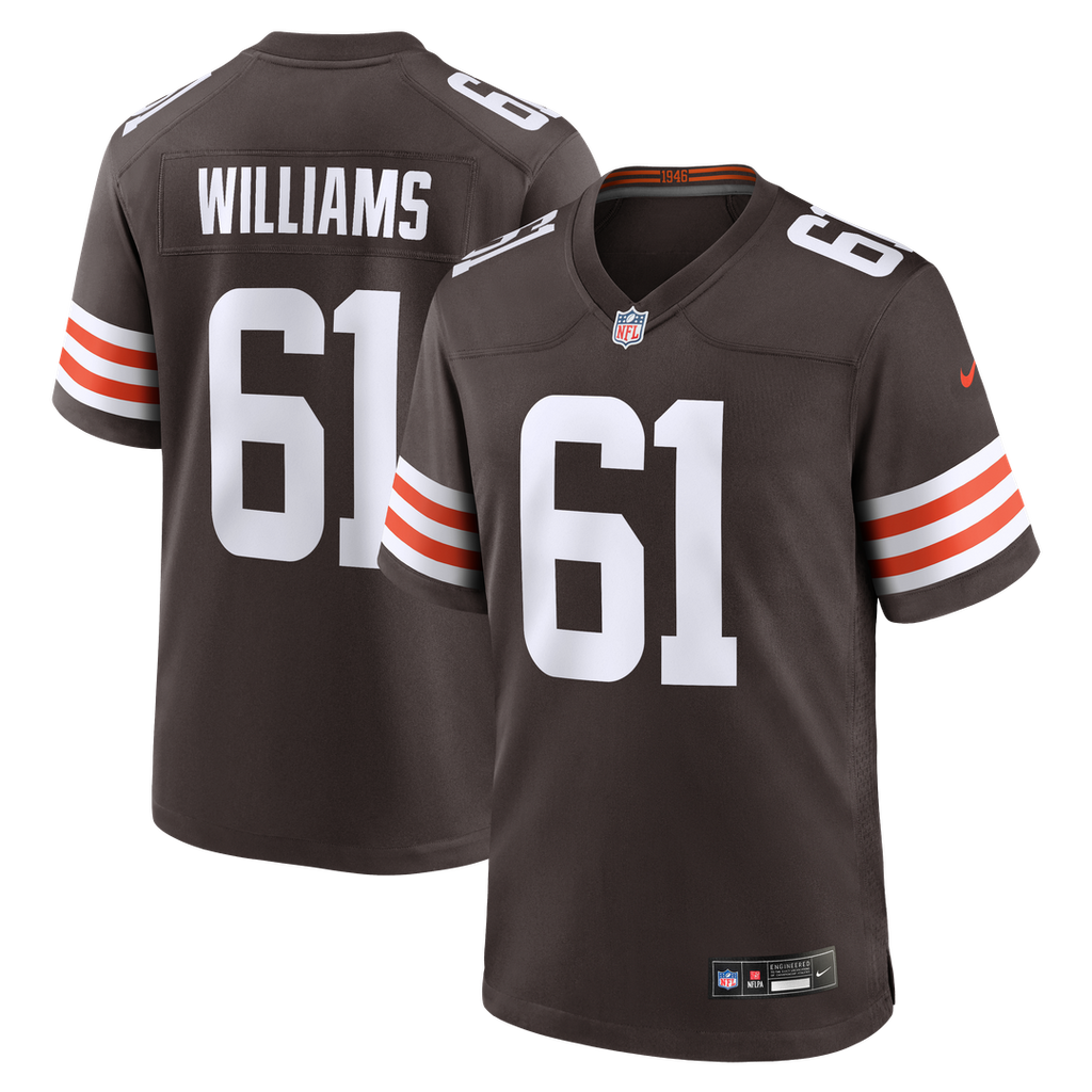 Cleveland Browns Chris Williams Nike Brown Game Jersey