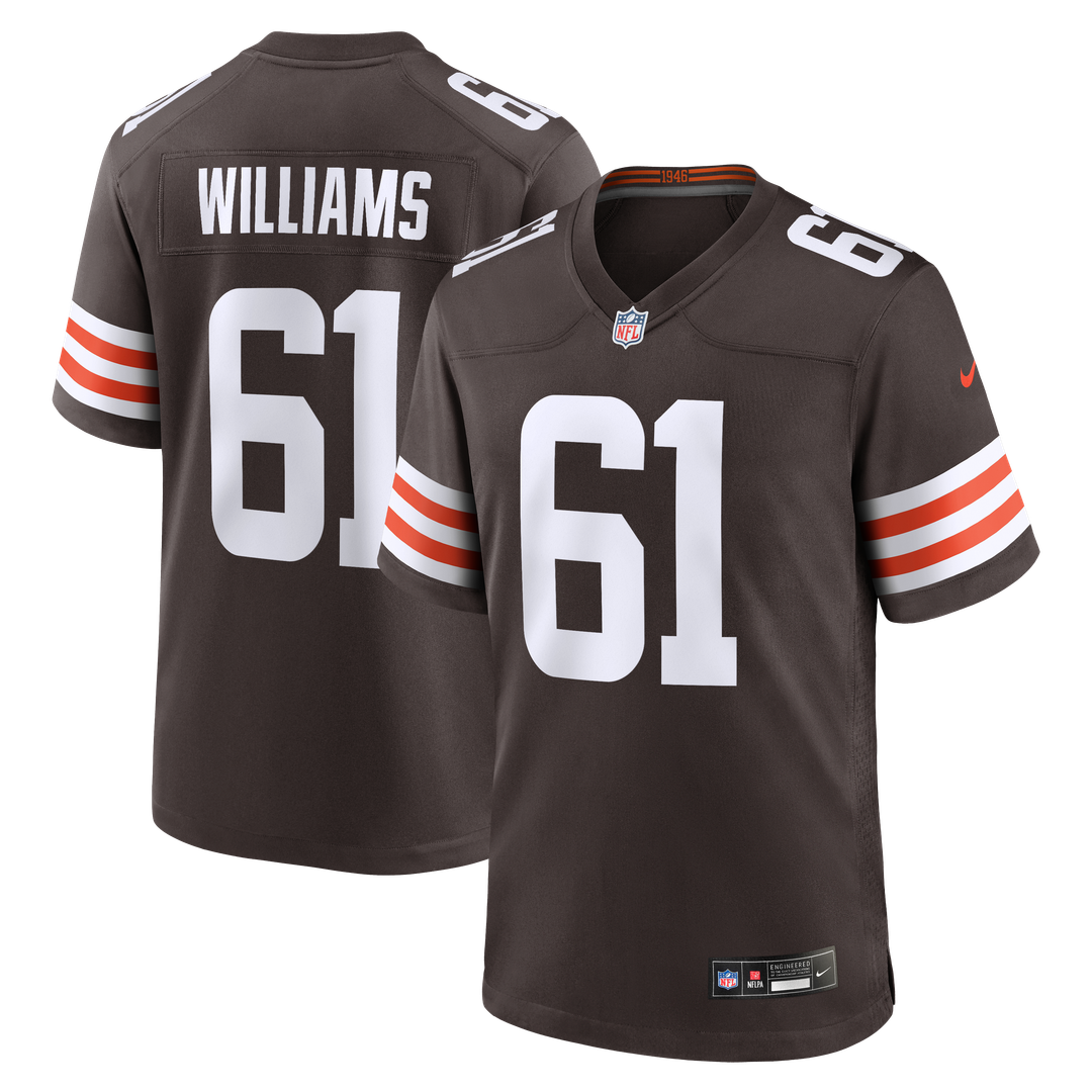 Cleveland Browns Chris Williams Nike Brown Game Jersey