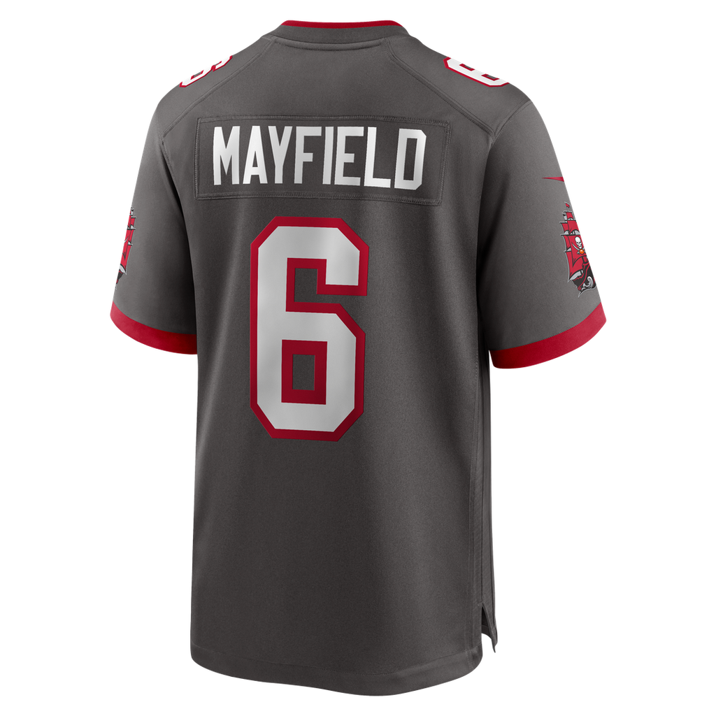 Tampa Bay Buccaneers Baker Mayfield Nike White Away Game Jersey