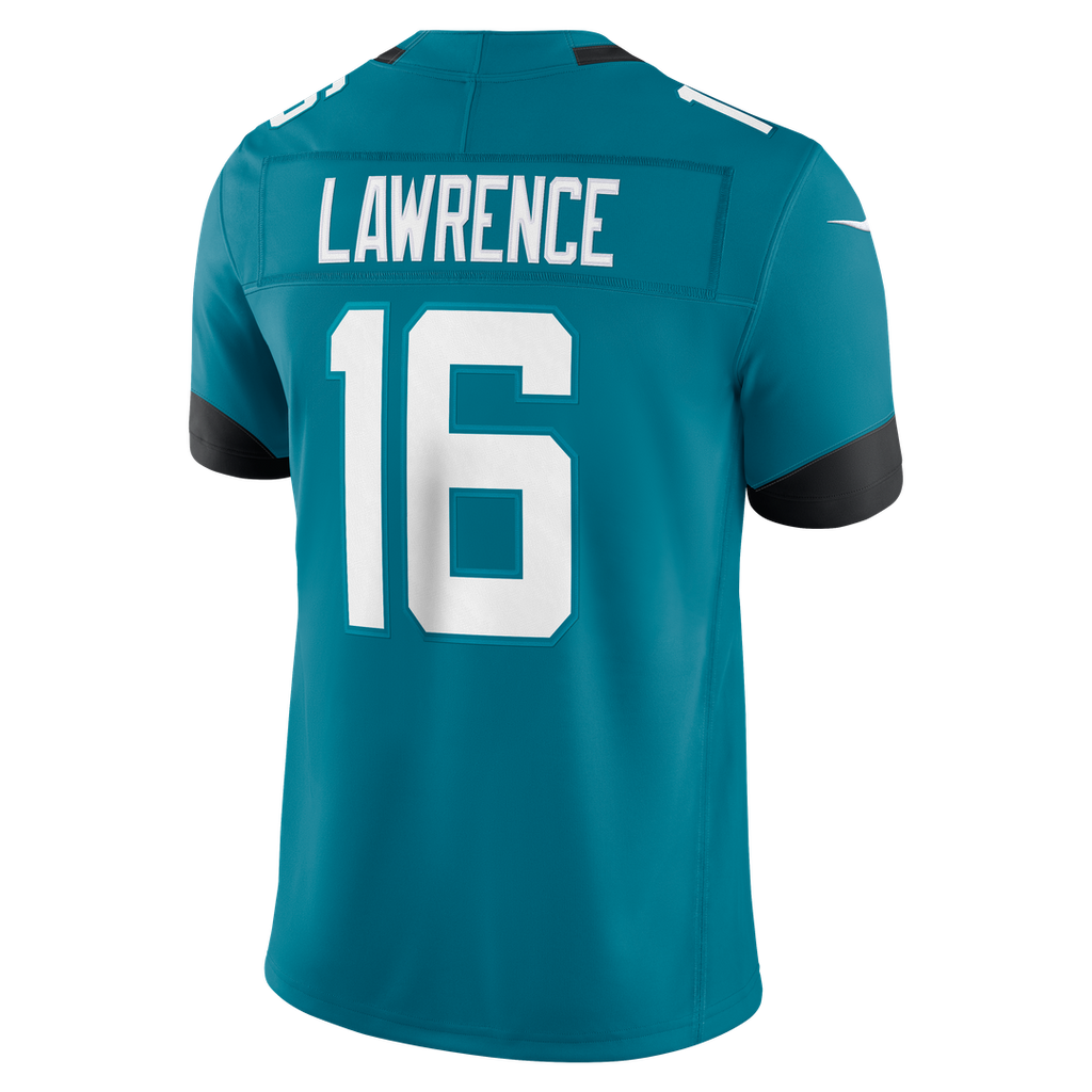 Jacksonville Jaguars Trevor Lawrence Nike Teal Team Vapor FUSE Stitched Limited Jersey