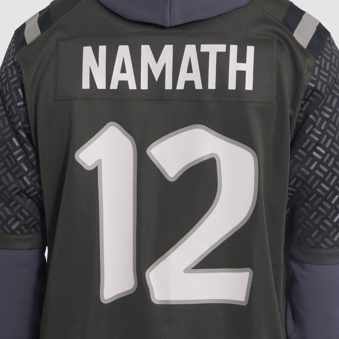 New York Jets Joe Namath Nike Green Rivalries Collection Retired Game Jersey