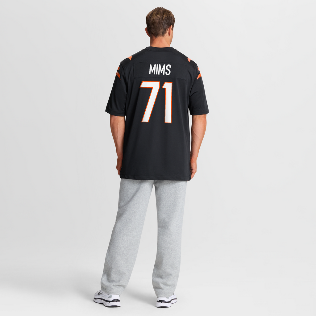 Cincinnati Bengals Amarius Mims Nike Black Game Jersey