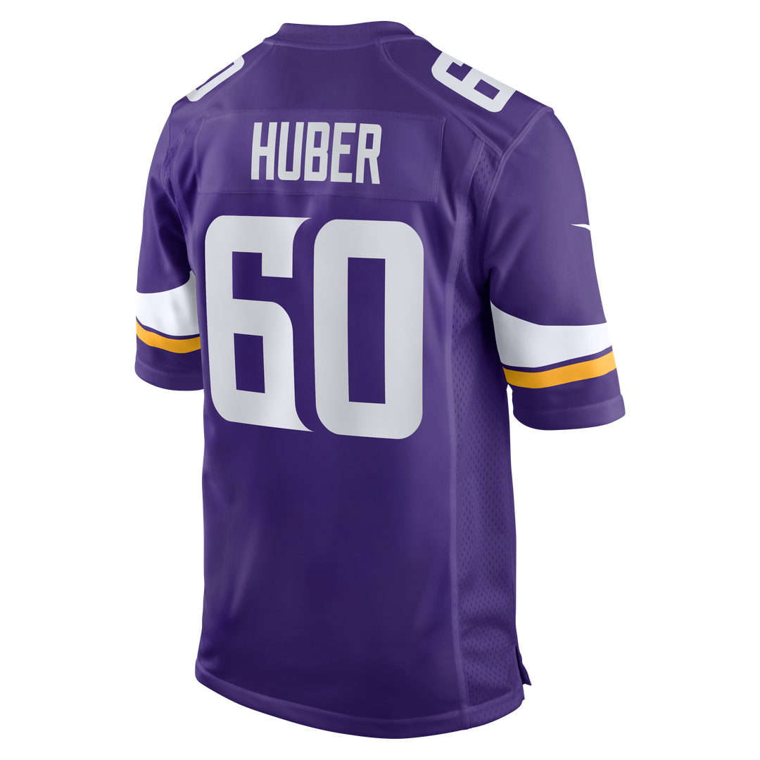 Minnesota Vikings Joe Huber Nike Purple Game Jersey