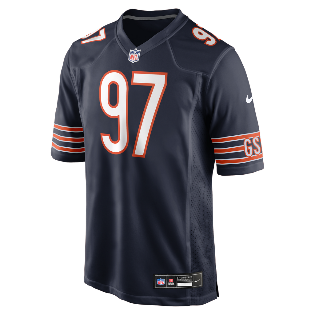 Chicago Bears James Lynch Nike Navy Game Jersey