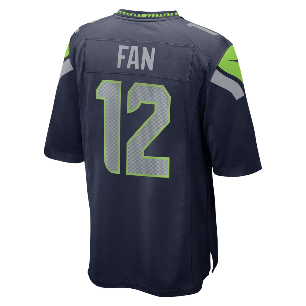 Seattle Seahawks 12s Nike College Navy Game Jersey