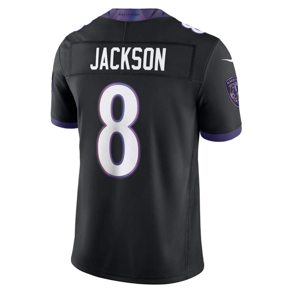 Baltimore Ravens Lamar Jackson Nike Purple Team Vapor FUSE Stitched Limited Jersey
