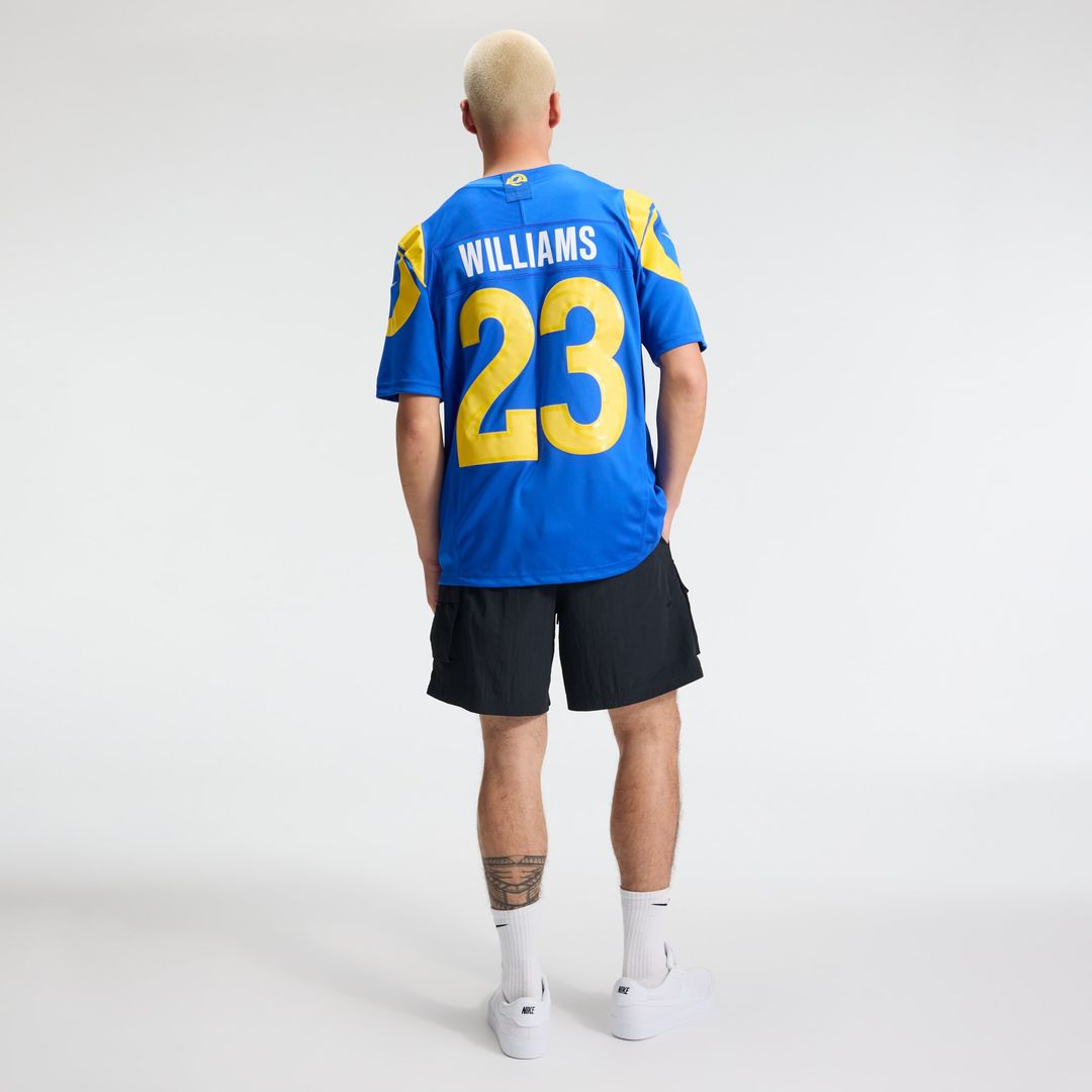 Los Angeles Rams Kyren Williams Nike Classic Sol Vapor FUSE Stitched Limited Jersey