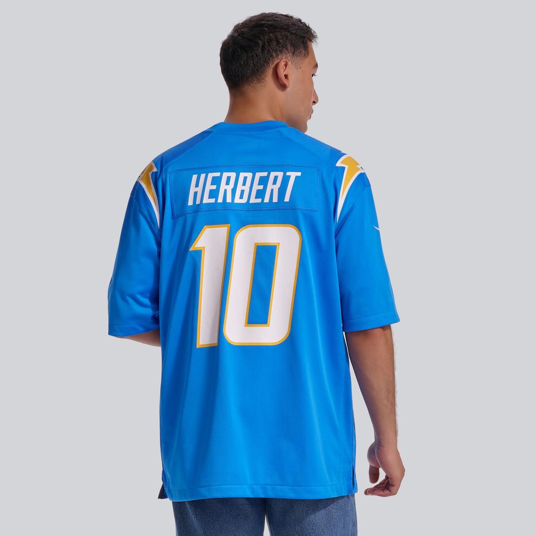 Los Angeles Chargers Justin Herbert Nike Powder Blue Game Jersey