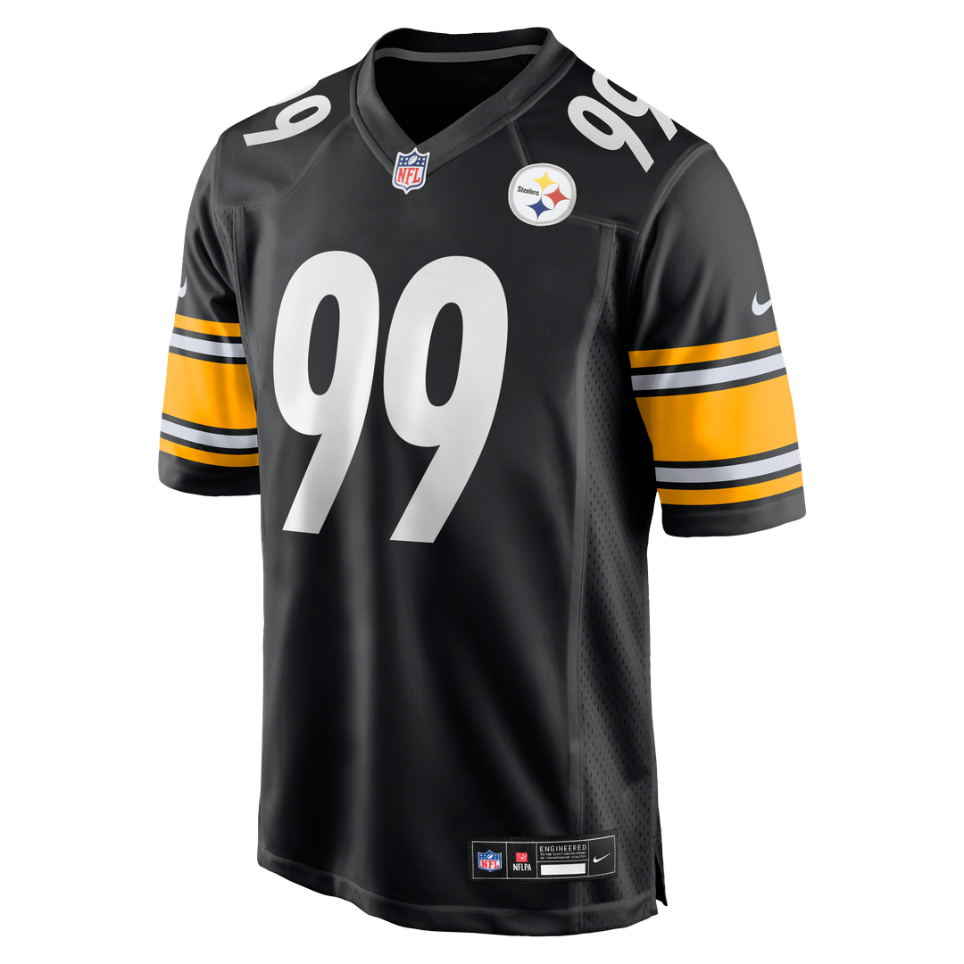 Pittsburgh Steelers Derrick Harmon Nike Black Game Jersey