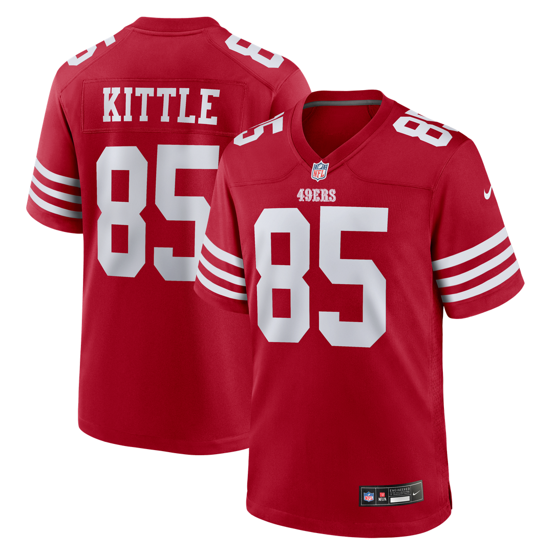 San Francisco 49ers George Kittle Nike Scarlet Game Jersey
