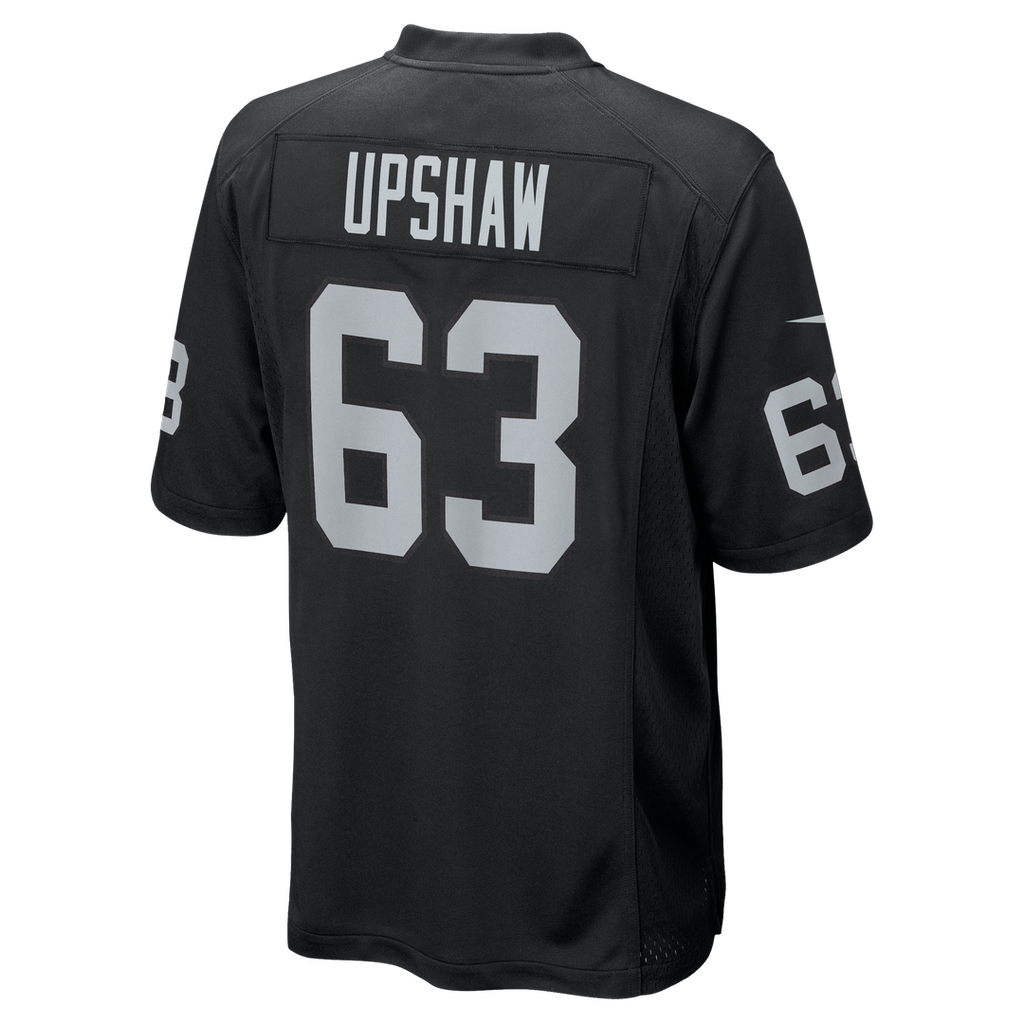 Las Vegas Raiders Gene Upshaw Nike Black Retired Player Game Jersey