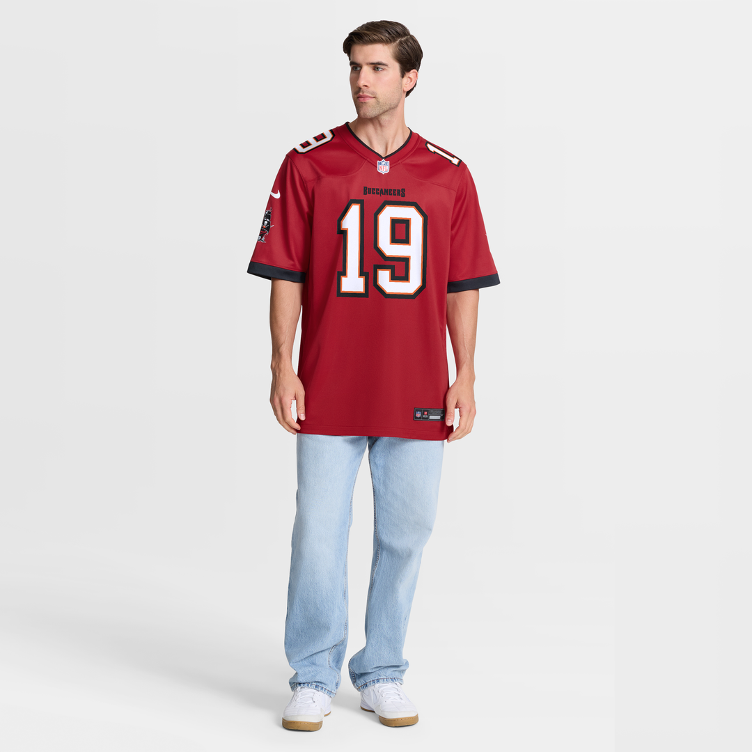 Tampa Bay Buccaneers Keyshawn Johnson Nike Red Retired Player Game Jersey