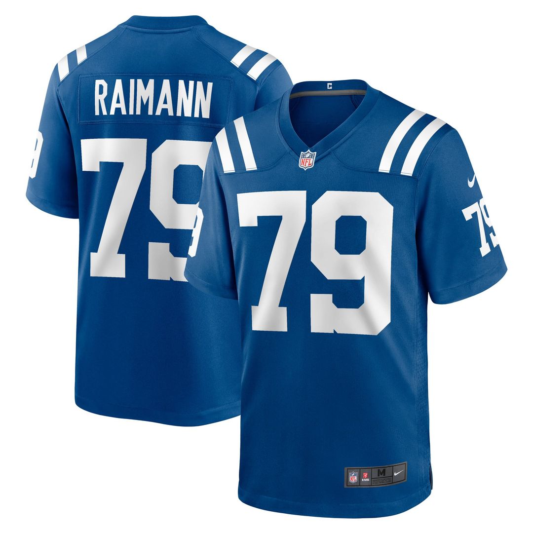 Indianapolis Colts Bernhard Raimann Nike Royal Game Jersey